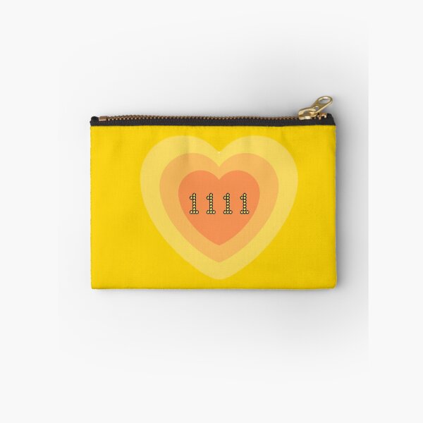 Aperçu de l'œuvre  1111 NUMÉRO D'ANGE ORANGE JAUNE Y2K créée et vendue par DiscoVibes.