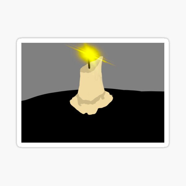 Candle Lit Sticker