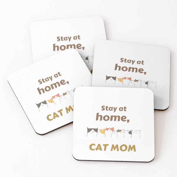Item preview, Stay at Home Cat Mom designed and sold by StaticKafka.