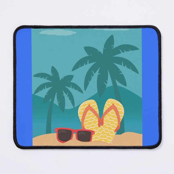 Item preview, everyday is a weekend when you are retired weekend blue sky palm trees slipper and a freshness  designed and sold by Tshirtk.