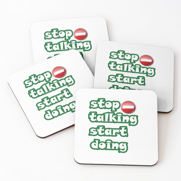 Item preview, Stop Talking Start Doing Shirt, Unisex Sarcastic Shirt, Introvert Shirt, Stop Talking Funny T-Shirt, Inspirational Shirt, Motivational Shirt designed and sold by Fadwamoustakid.