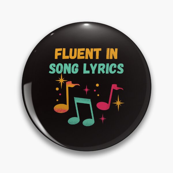Item preview, Fluent In Song Lyrics Singer Karaoke Musicals Singing designed and sold by MagicSD Designs.