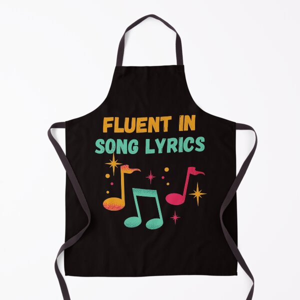 Item preview, Fluent In Song Lyrics Singer Karaoke Musicals Singing designed and sold by MagicSD Designs.