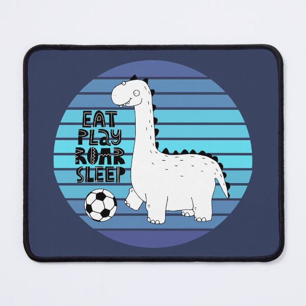 Item preview, Dinosaur Eat Play Roar Sleep Soccer designed and sold by ChelleCreate.