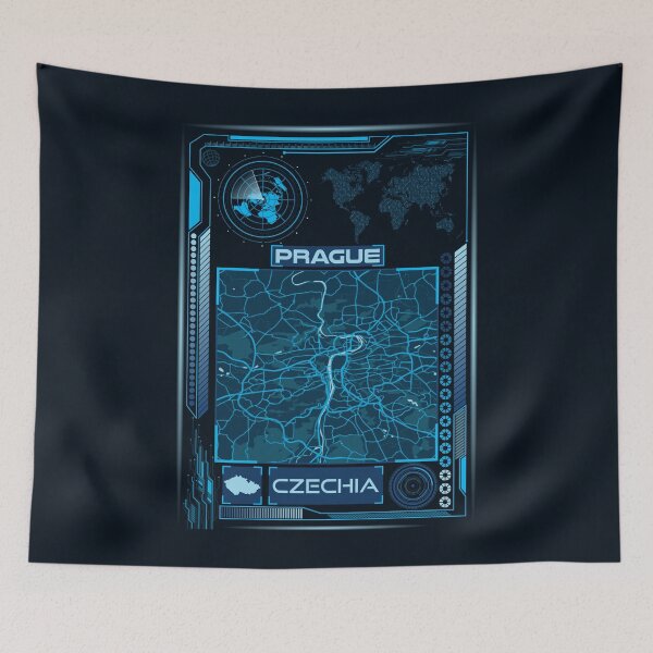 Item preview, PRAGUE MAP CZECH REPUBLIC designed and sold by hatimelhag.