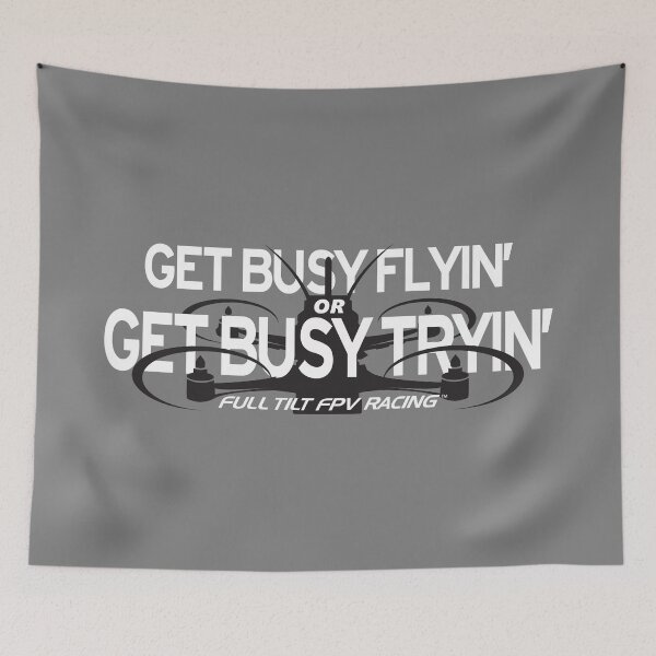 Item preview, Get Busy Flyin or Get Busy Tryin!  designed and sold by JayBob DoinStuff.