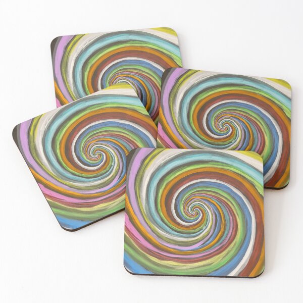 Item preview, Quantum Color Art - Entanglement 1EP - Multicolored artwork, painted by hand. designed and sold by QuantumColorArt.