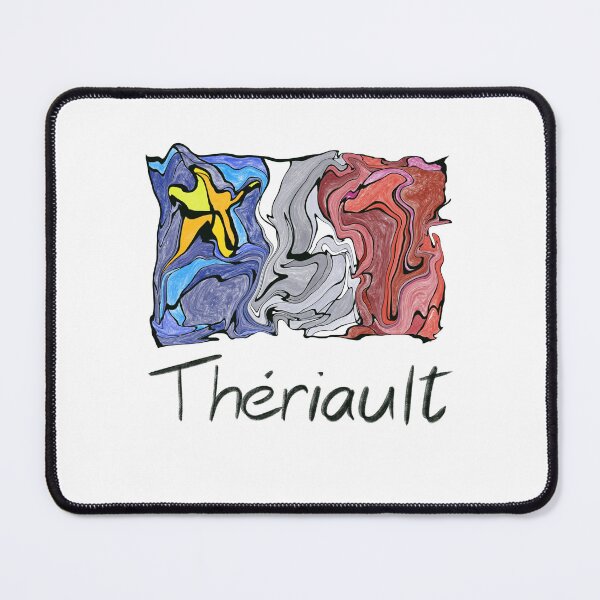 Item preview, Acadian Flag pastel liquid mosaic Thériault - Drapeau acadien mosaïque liquide pastel vitrail Thériault designed and sold by ColoursOfFrance.