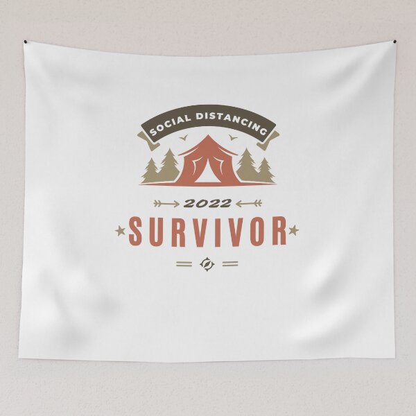 Item preview, Social Distancing Survivor designed and sold by StaticKafka.