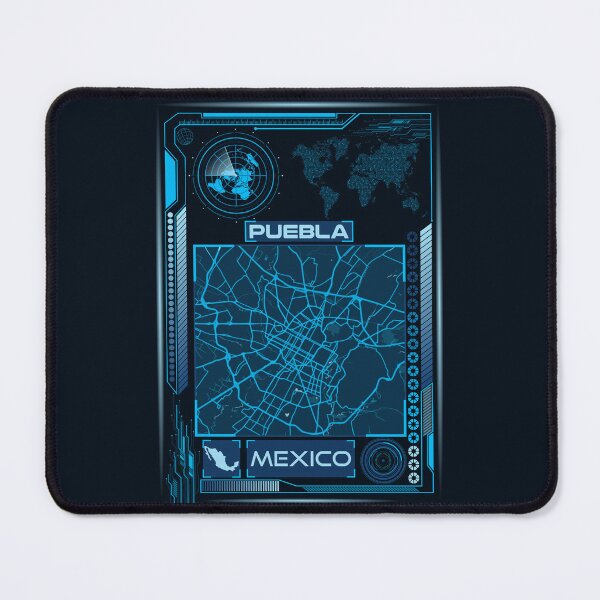 Item preview, PUEBLA MAP MEXICO designed and sold by hatimelhag.