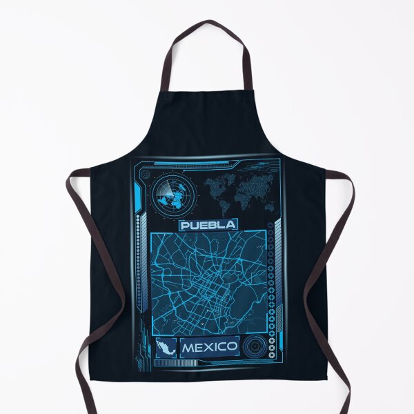 Item preview, PUEBLA MAP MEXICO designed and sold by hatimelhag.