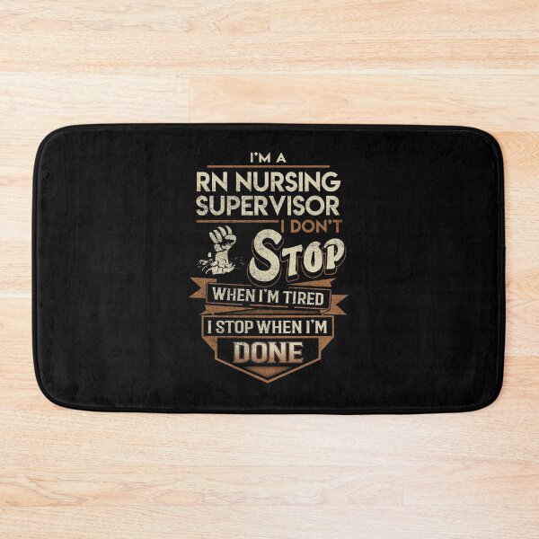 Item preview, Rn Nursing Supervisor T Shirt - I Stop When Done Job Gift Item Tee designed and sold by paneczkopat.