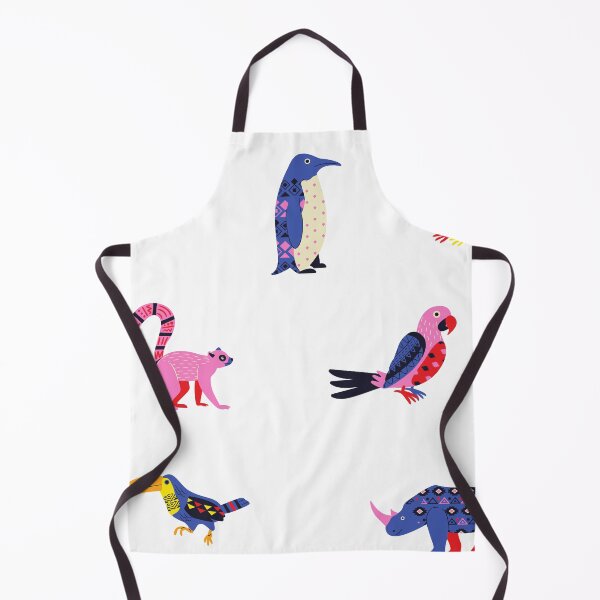 Item preview, Colorful Folk Art Patterned Birds and Animals  designed and sold by silviaol.