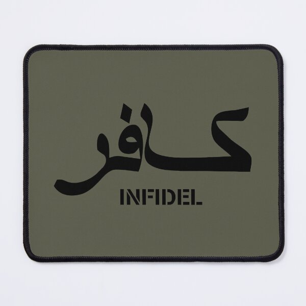Item preview, Infidel Military Patriotic designed and sold by AJ Liber.