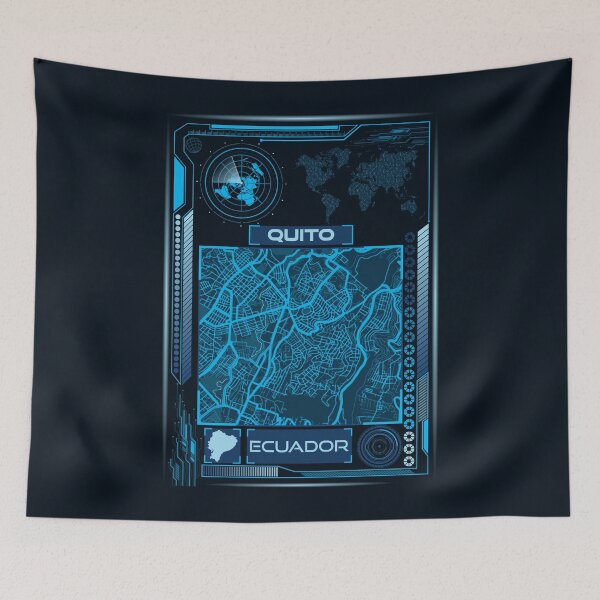 Item preview, QUITO MAP ECUADOR designed and sold by hatimelhag.