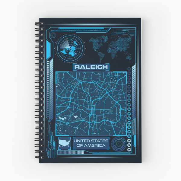 Item preview, RALEIGH MAP USA designed and sold by hatimelhag.
