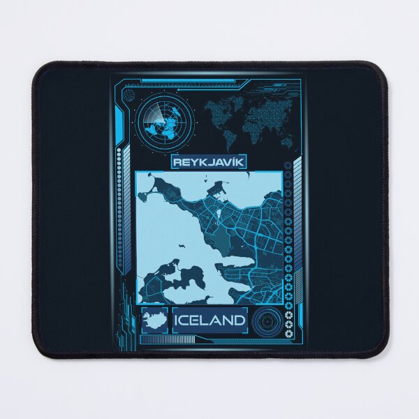 Item preview, REYKJAVIK MAP ICELAND designed and sold by hatimelhag.