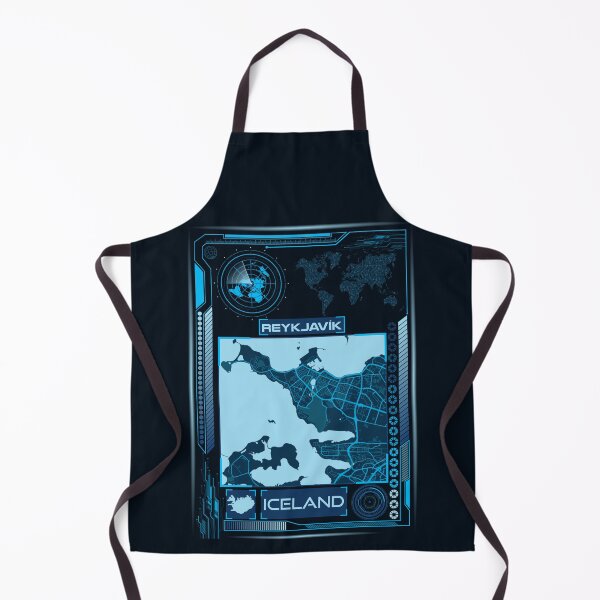 Item preview, REYKJAVIK MAP ICELAND designed and sold by hatimelhag.