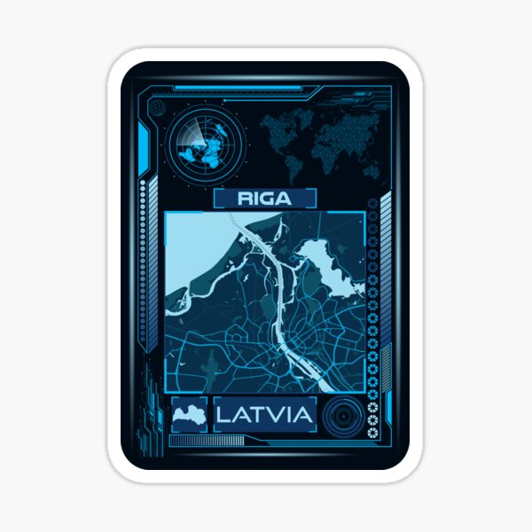 Item preview, RIGA MAP LATVIA designed and sold by hatimelhag.