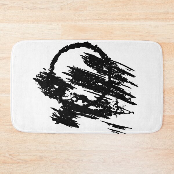 Item preview, Abstract Ink Smear (Black Version)  designed and sold by JanGrackle.