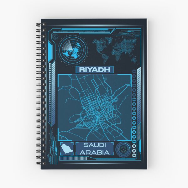 Item preview, RIYADH MAP SAUDI ARABIA designed and sold by hatimelhag.