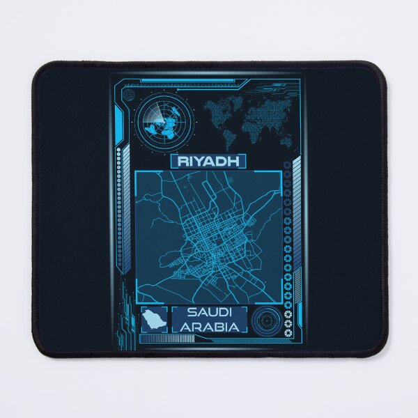 Item preview, RIYADH MAP SAUDI ARABIA designed and sold by hatimelhag.