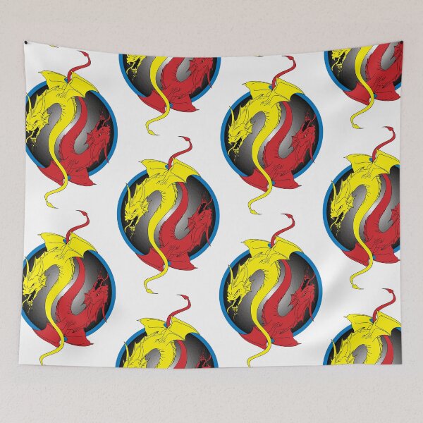 Item preview, Red & Yellow Yin Yang Dragons designed and sold by Waves.