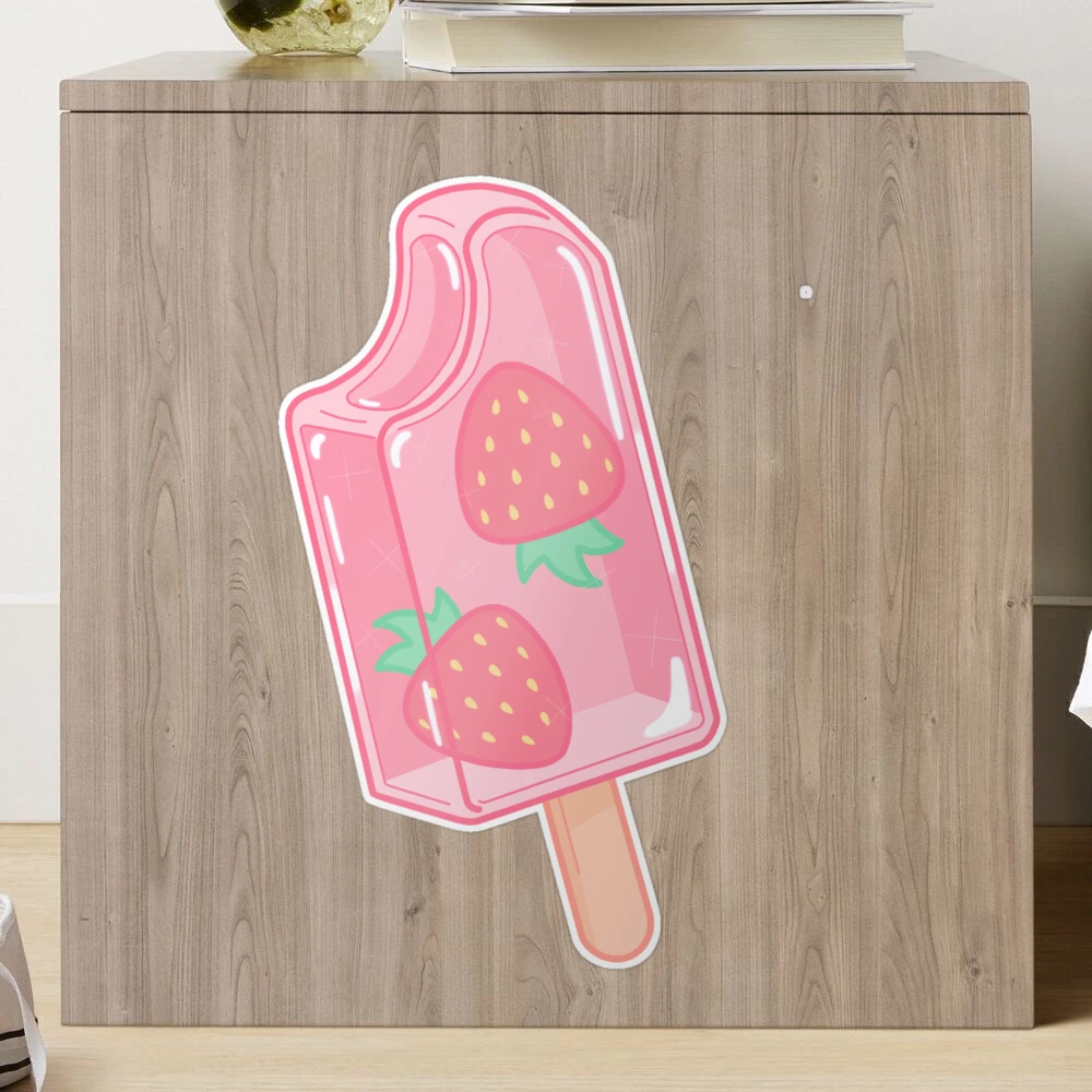 Giftable World Sprinkled Pink Chocolate Strawberry Ice Cream Popsicle –  Aura In Pink Inc.