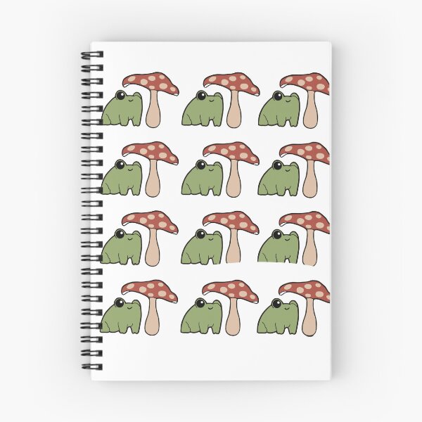 Item preview, Frog and Mushroom Pattern- Transparent Background designed and sold by PricklyPoppy.