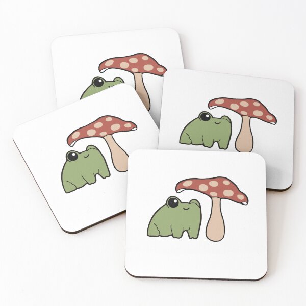 Item preview, Single Frog and Mushroom designed and sold by PricklyPoppy.