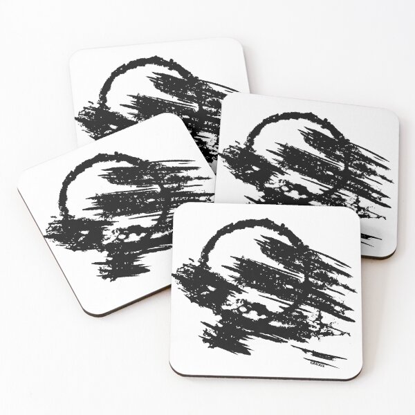 Item preview, Abstract Ink Smear (Black Version)  designed and sold by JanGrackle.