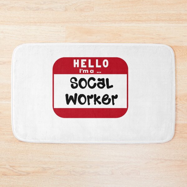 Item preview, NameTag Social Worker - Career Job Dream Job designed and sold by AshTreeCrtvCo.