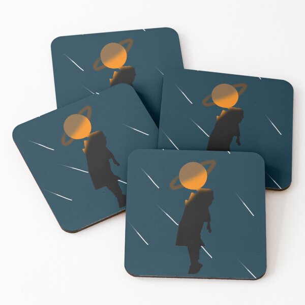 Item preview, silhouette of girl flying with balloon designed and sold by joeguildan123.