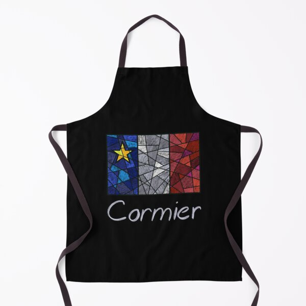 Item preview, Acadian Flag pastel mosaic Cormier - Drapeau acadien mosaïque pastel vitrail Cormier designed and sold by ColoursOfFrance.