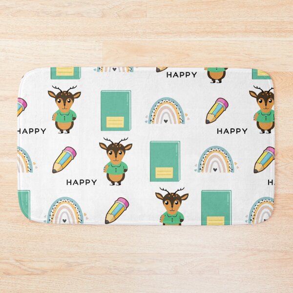 Item preview, Montessori quote The child who concentrates is immensely happy pattern designed and sold by TeyMank.