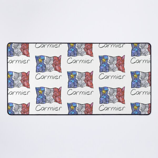 Item preview, Acadian Flag pastel liquid mosaic Cormier - Drapeau acadien mosaïque liquide pastel vitrail Cormier designed and sold by ColoursOfFrance.