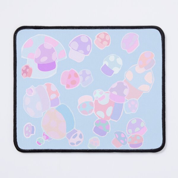Item preview, Cute Kawaii Pastel Mushroom print designed and sold by BekahS.
