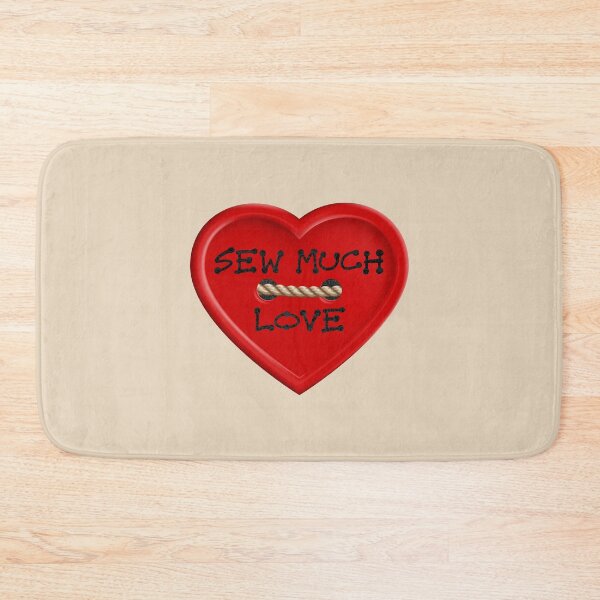 Item preview, Sew Much Love...(Red) designed and sold by PawsitiveMum.