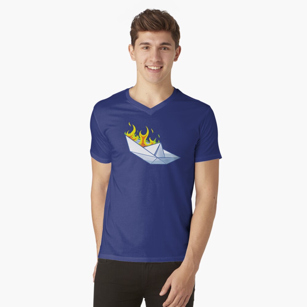 Item preview, V-Neck T-Shirt designed and sold by kgullholmen.