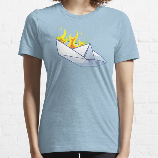 Origami Paperboat Fail Essential T-Shirt