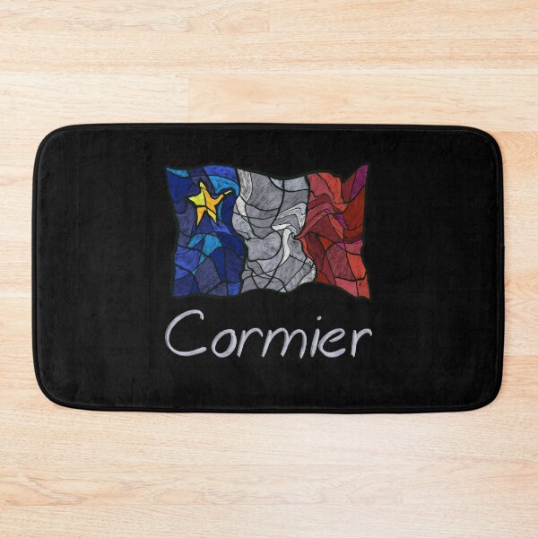 Item preview, Acadian Flag pastel liquid mosaic Cormier - Drapeau acadien mosaïque liquide pastel vitrail Cormier designed and sold by ColoursOfFrance.