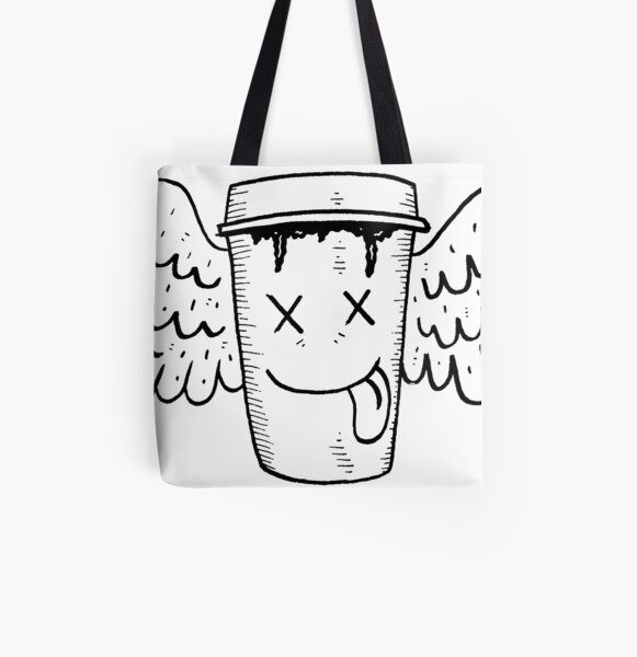 Coffee Angel All Over Print Tote Bag