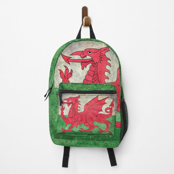Item preview, Welsh Flag of Wales in grungy distressed style designed and sold by Bruiserstang.