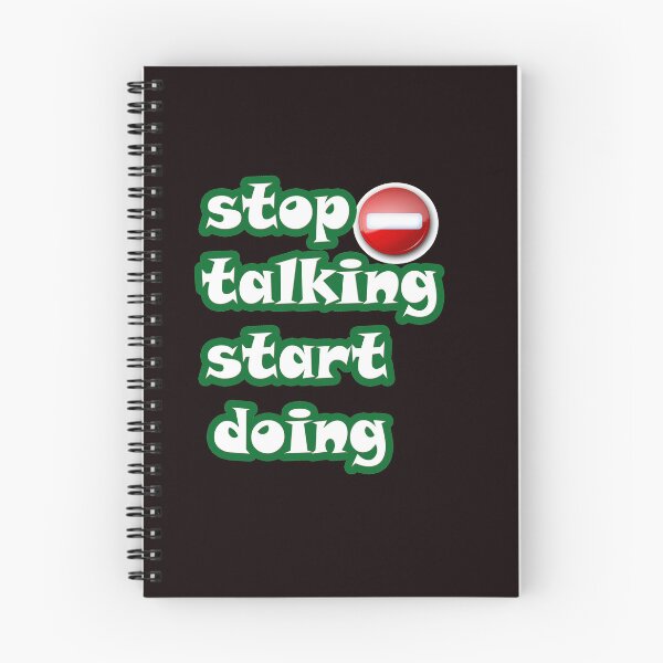Item preview, Copy of Stop Talking Start Doing Shirt, Unisex Sarcastic Shirt, Introvert Shirt, Stop Talking Funny T-Shirt, Inspirational Shirt, Motivational Shirt designed and sold by Fadwamoustakid.