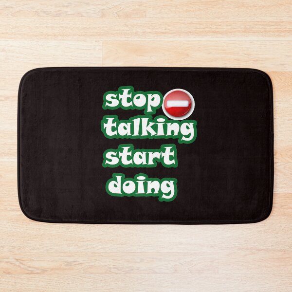 Item preview, Copy of Stop Talking Start Doing Shirt, Unisex Sarcastic Shirt, Introvert Shirt, Stop Talking Funny T-Shirt, Inspirational Shirt, Motivational Shirt designed and sold by Fadwamoustakid.