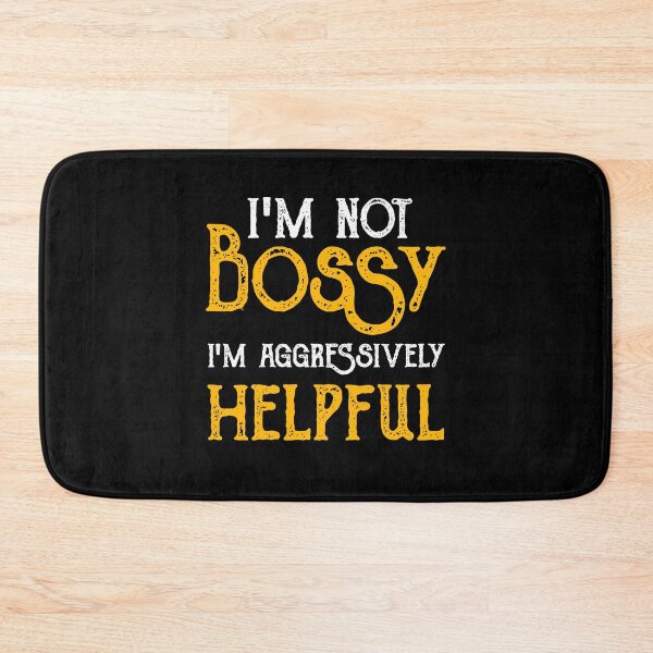 Item preview, Funny I’m not bossy I’m aggressively helpful Vintage Retro designed and sold by AdalineFranecki.