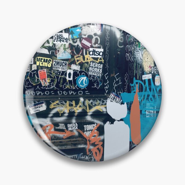 Item preview, Graffiti Blue Street Art, Irena Orlov designed and sold by Irena Orlov.
