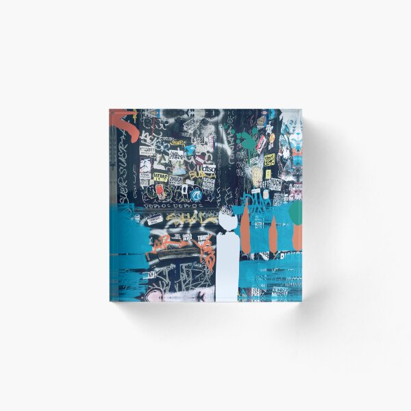 Aperçu de l'œuvre Graffiti Bleu Street Art, Irena Orlov créée et vendue par Irena Orlov.