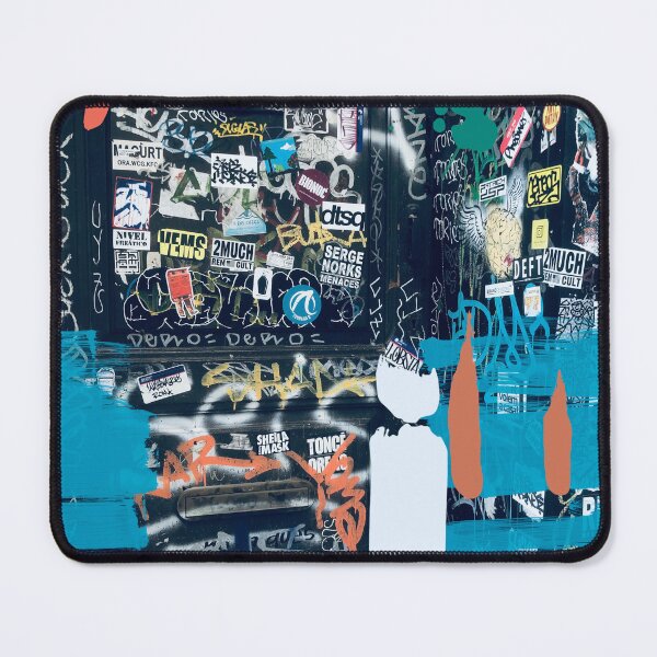 Item preview, Graffiti Blue Street Art, Irena Orlov designed and sold by Irena Orlov.