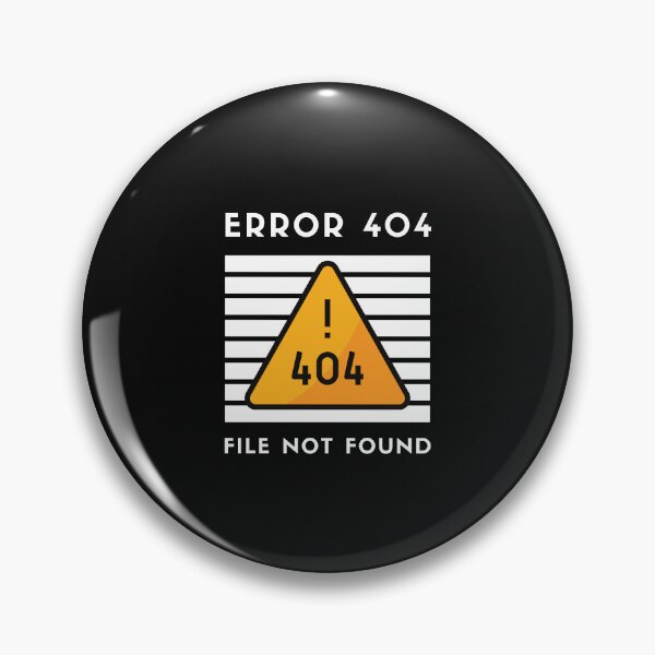 Item preview, File not Found: Error 404 Funny Text Graphic For Men and Women designed and sold by YourMinimalist-.